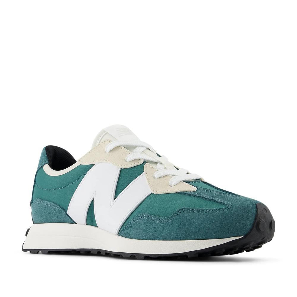 Detské topánky New Balance GS327BD - zelené