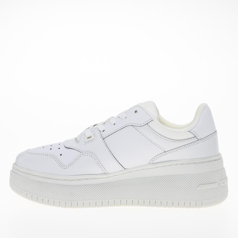 Topánky Tommy Hilfiger TJW Retro Basket Flatform Ess EN0EN02506-YBS - biele