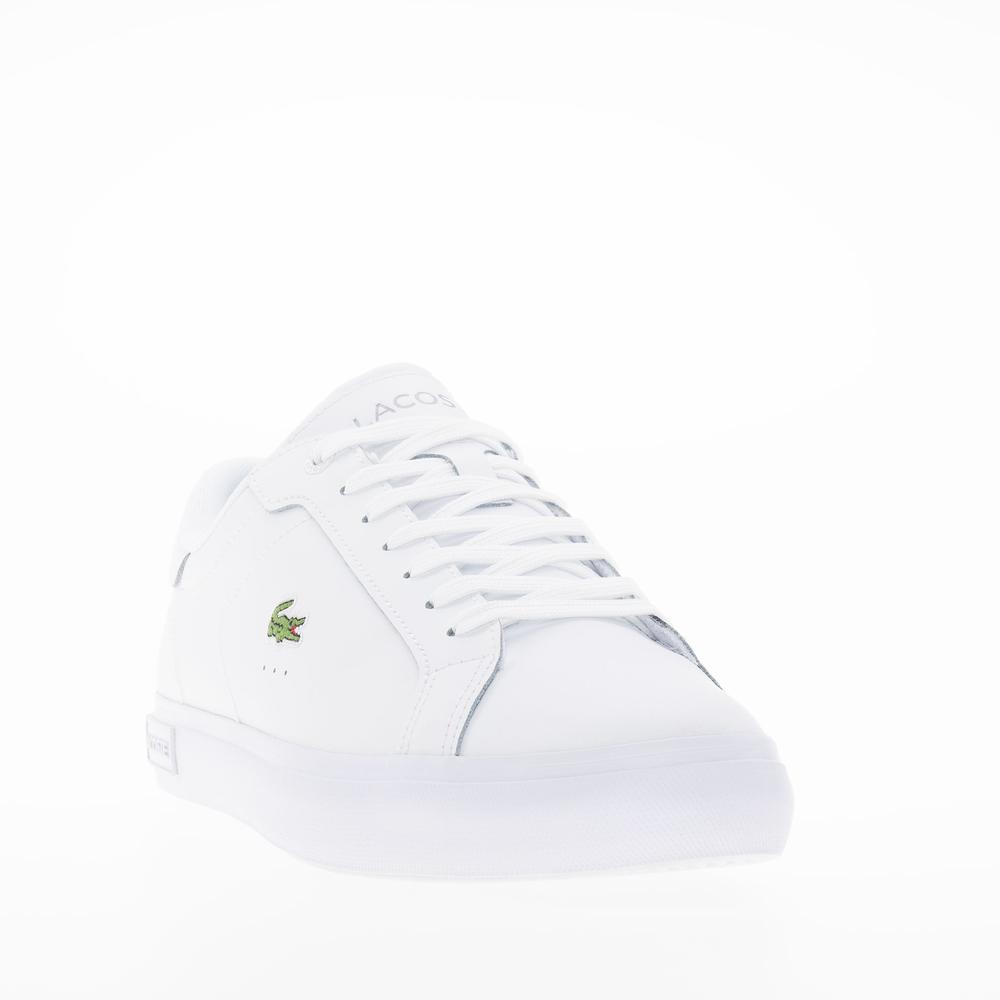 Topánky Lacoste Powercourt  125 2 SMA 749SMA0081-21G - biele