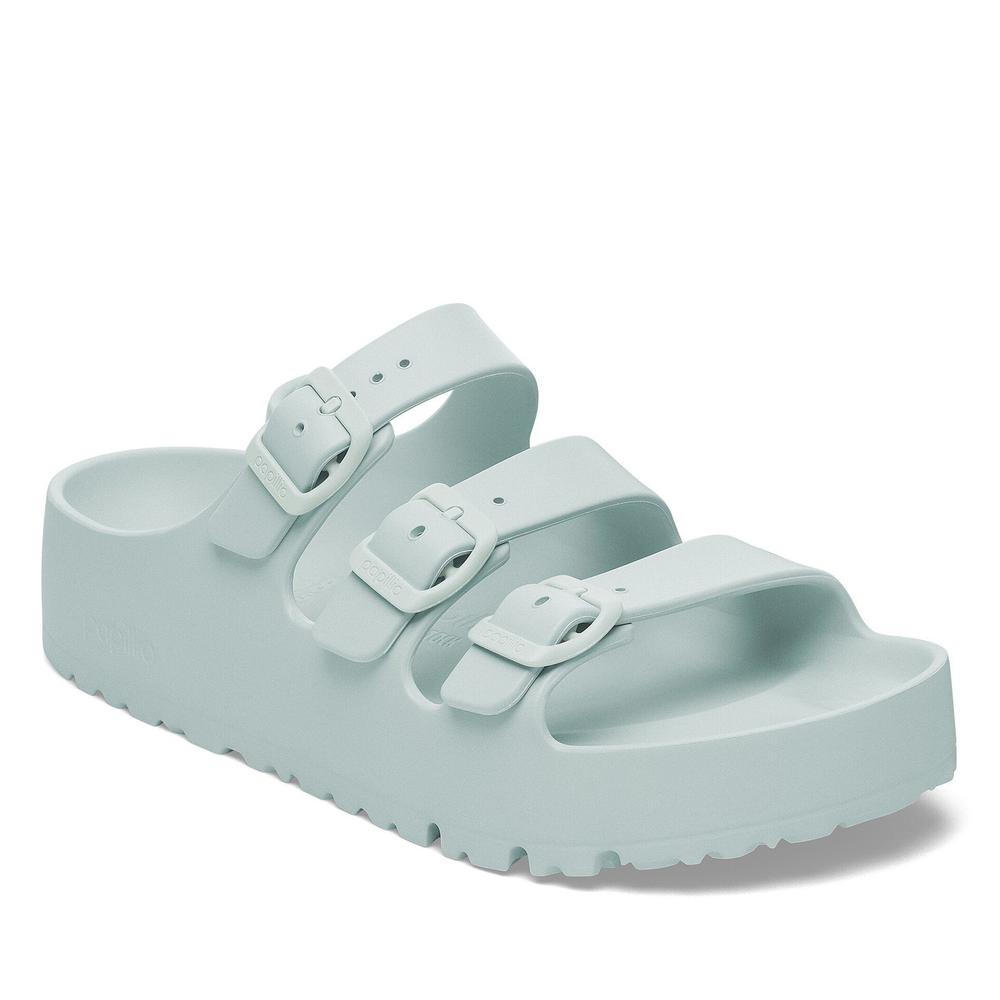 Klapky Birkenstock Florida Eva Flex Platform 1029736 - zelené