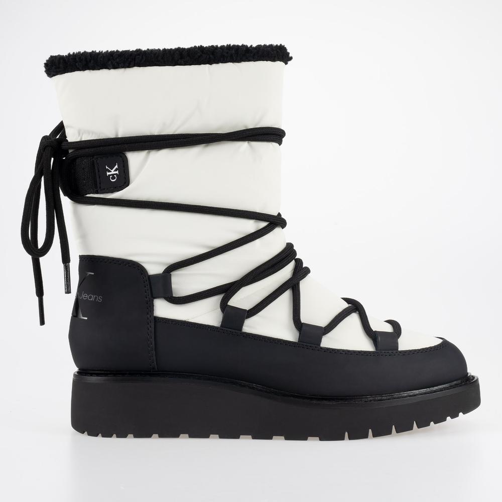 Topánky Calvin Klein Plus Snow Boot YW0YW00731-YAF - biele