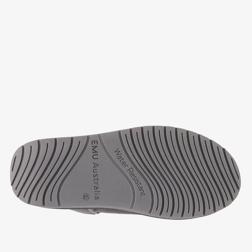 Topánky Emu Australia Stinger Micro Flatform W13082CHAR - šedý