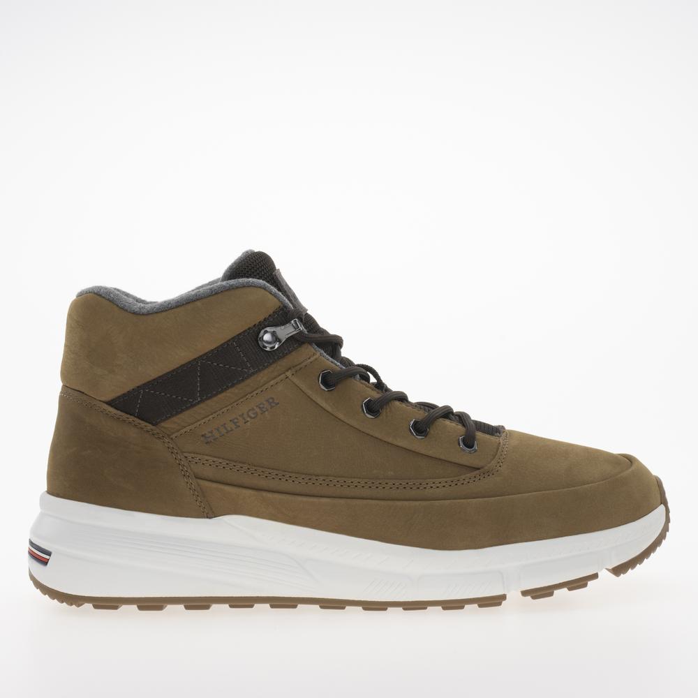 Topánky Tommy Hilfiger Warm Nubuck Hybrid FM0FM05189-GWJ - hnedé