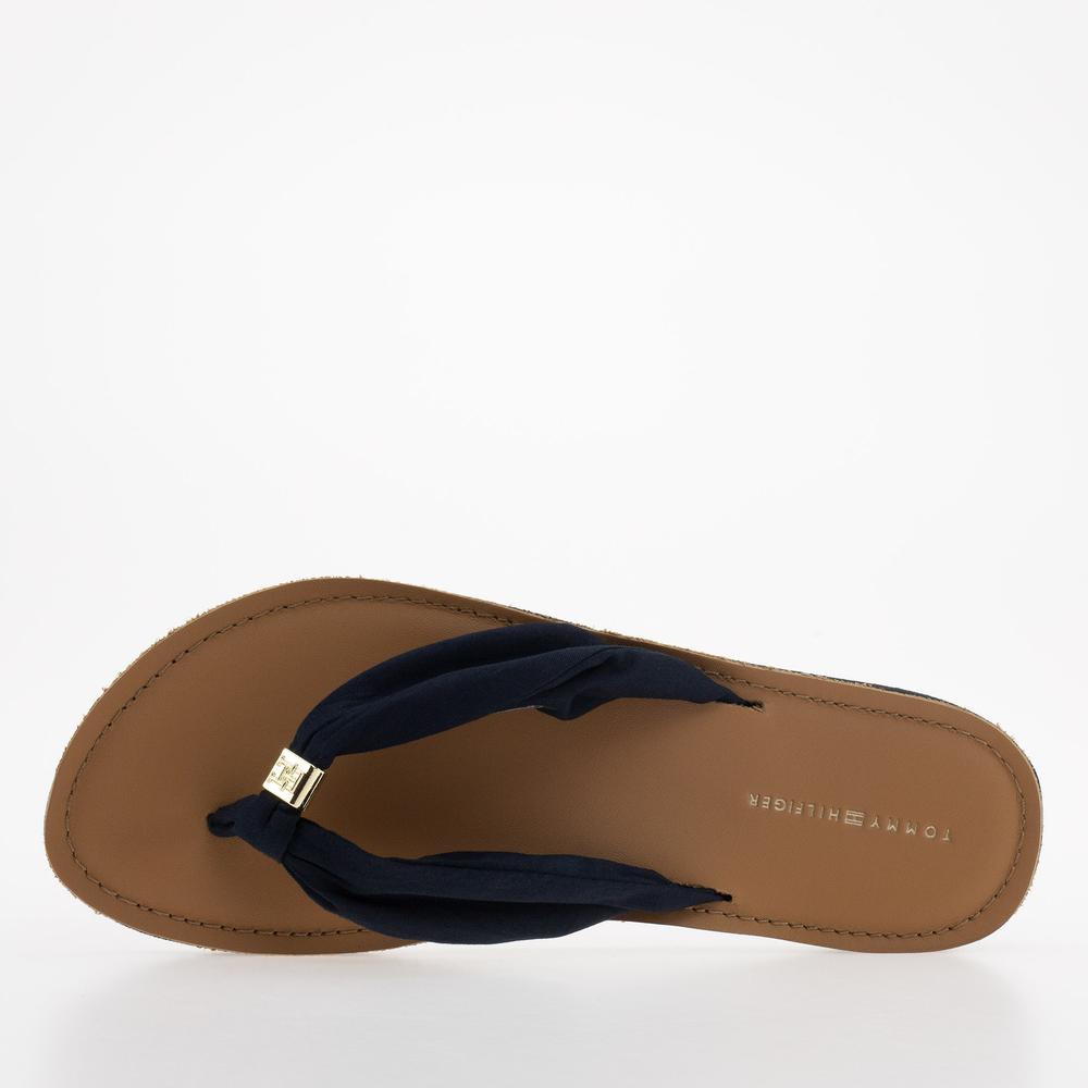 Žabky Tommy Hilfiger Elevated Beach FW0FW06985-DW6 - tmavomodré