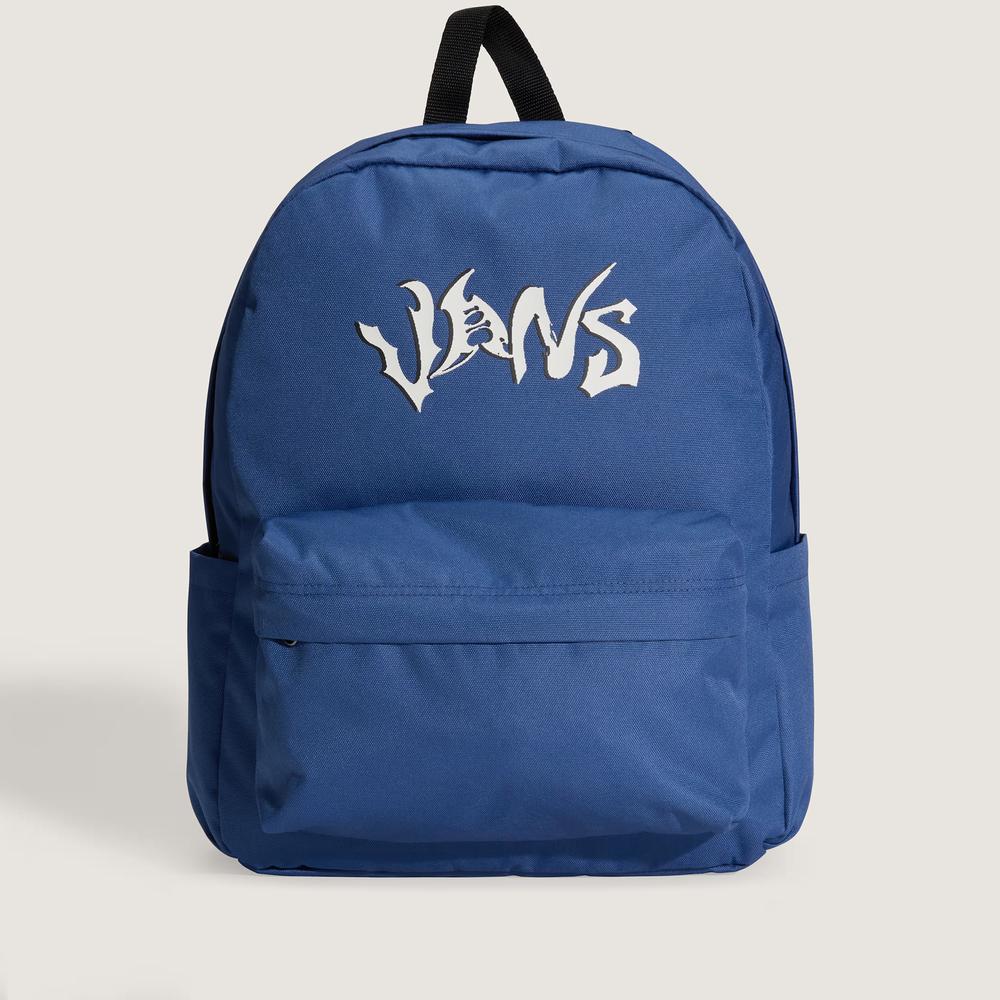 Ruksak Vans Old Skool VN000H4W5TU1 - tmavomodré