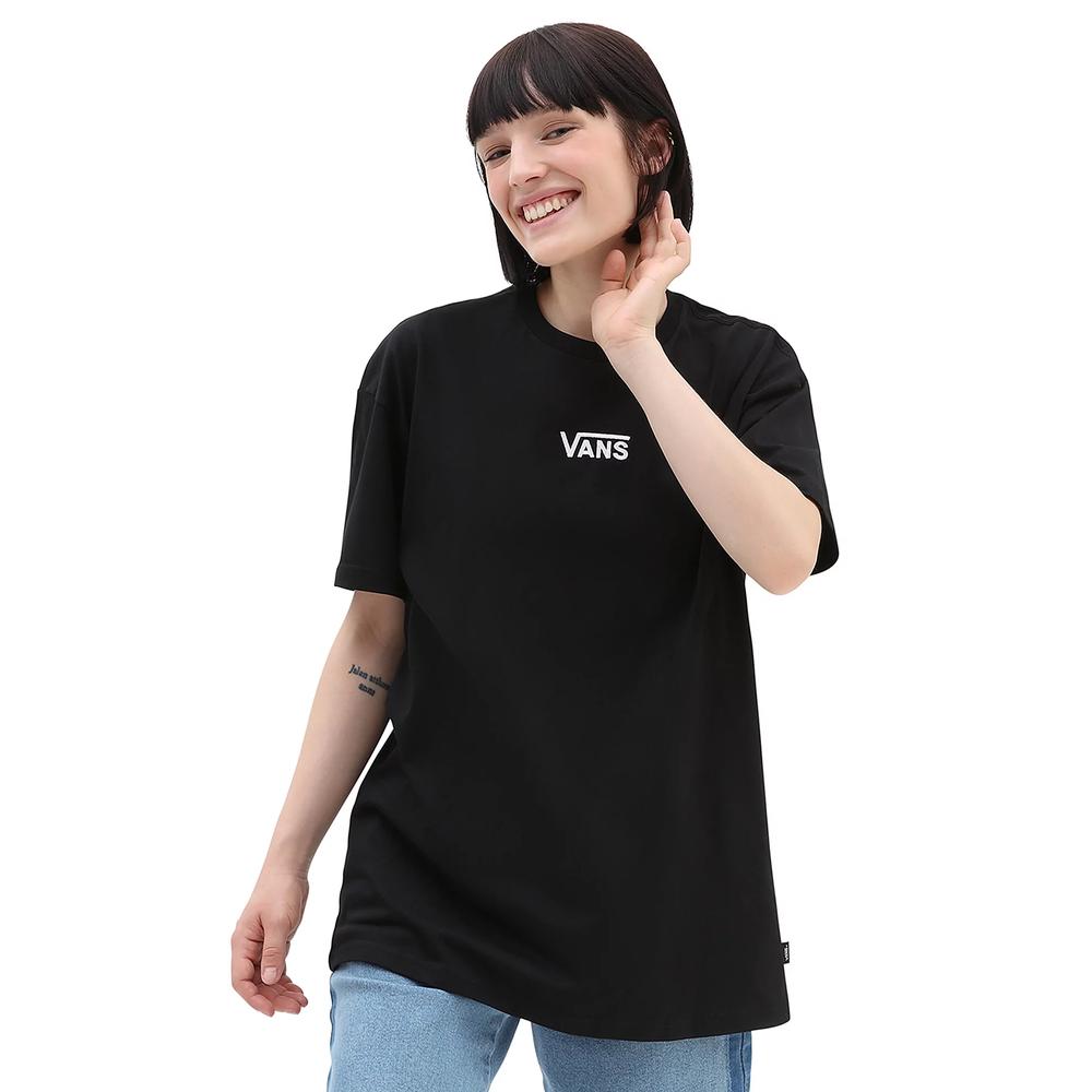 Tričko Vans Flying V Oversized VN0A7YUTBLK1 - čierne