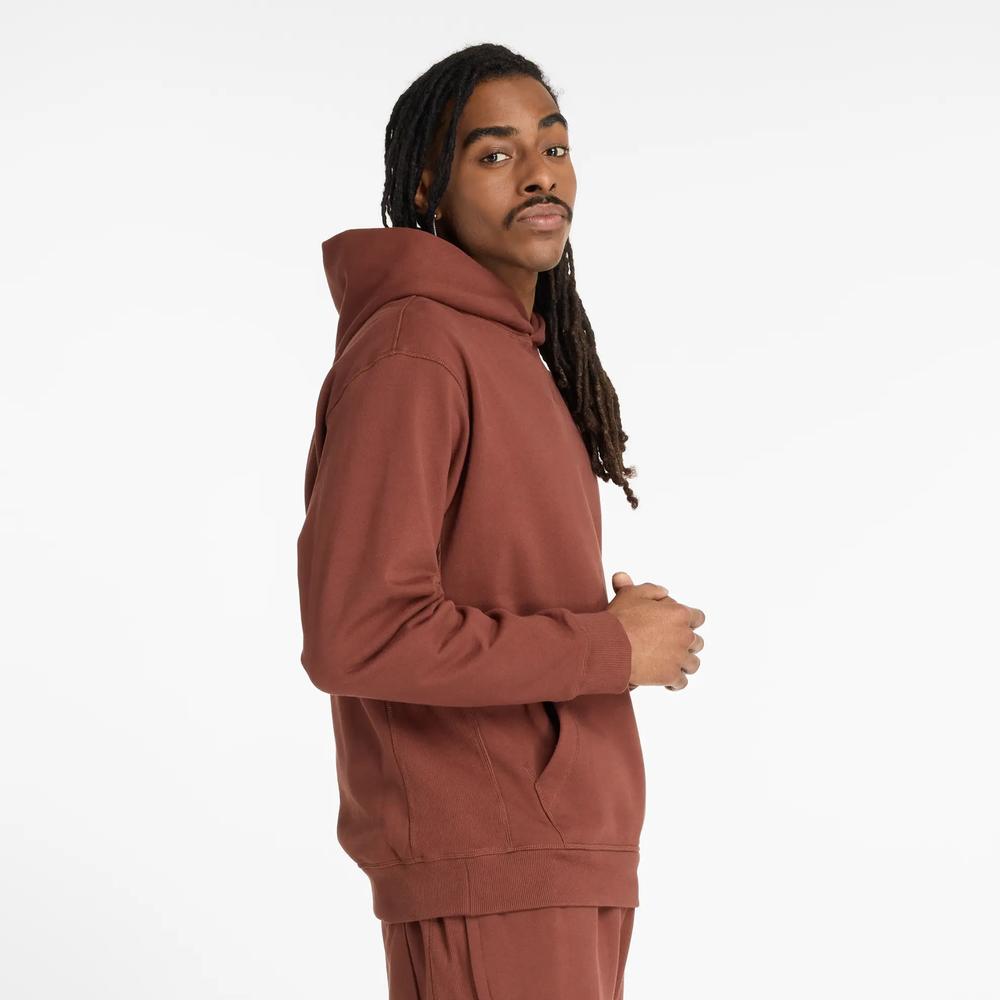 Blúza New Balance MT41534ROK - hnedé