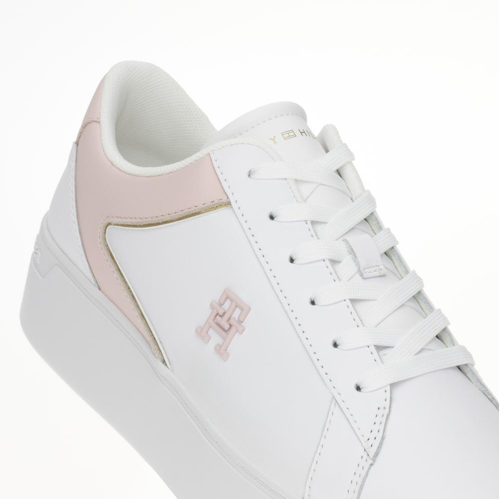 Topánky Tommy Hilfiger Platform Court FW0FW07910-0LB - biele