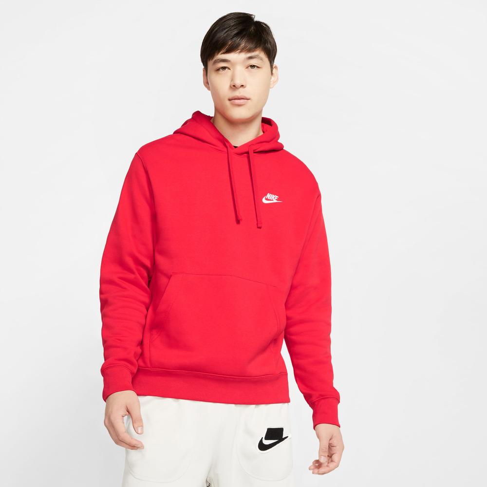 Blúzka Dresová Nike Sportswear Club Fleece BV2654-657 - červené