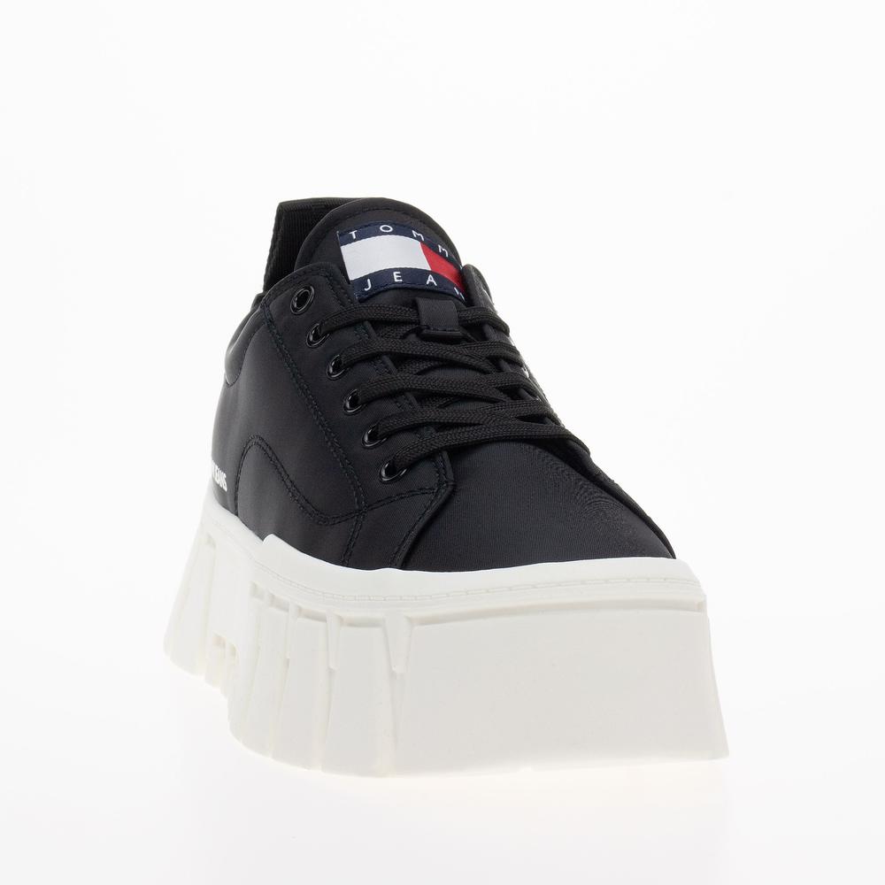 Topánky Tommy Jeans Recycled Cleat Chunky EN0EN02240-BDS - čierne
