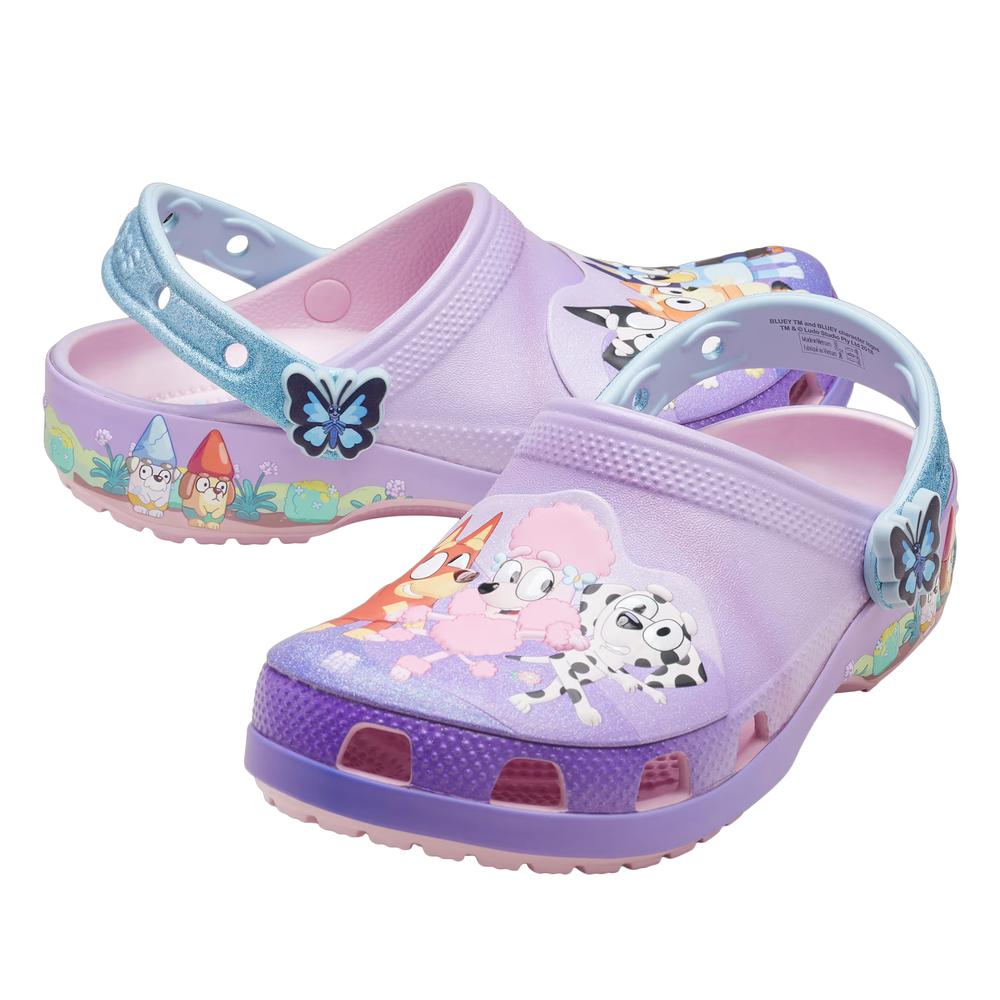 Detské klapky Crocs Toddler Bluey Friends Forever Classic Clog 212370-90H - ružové