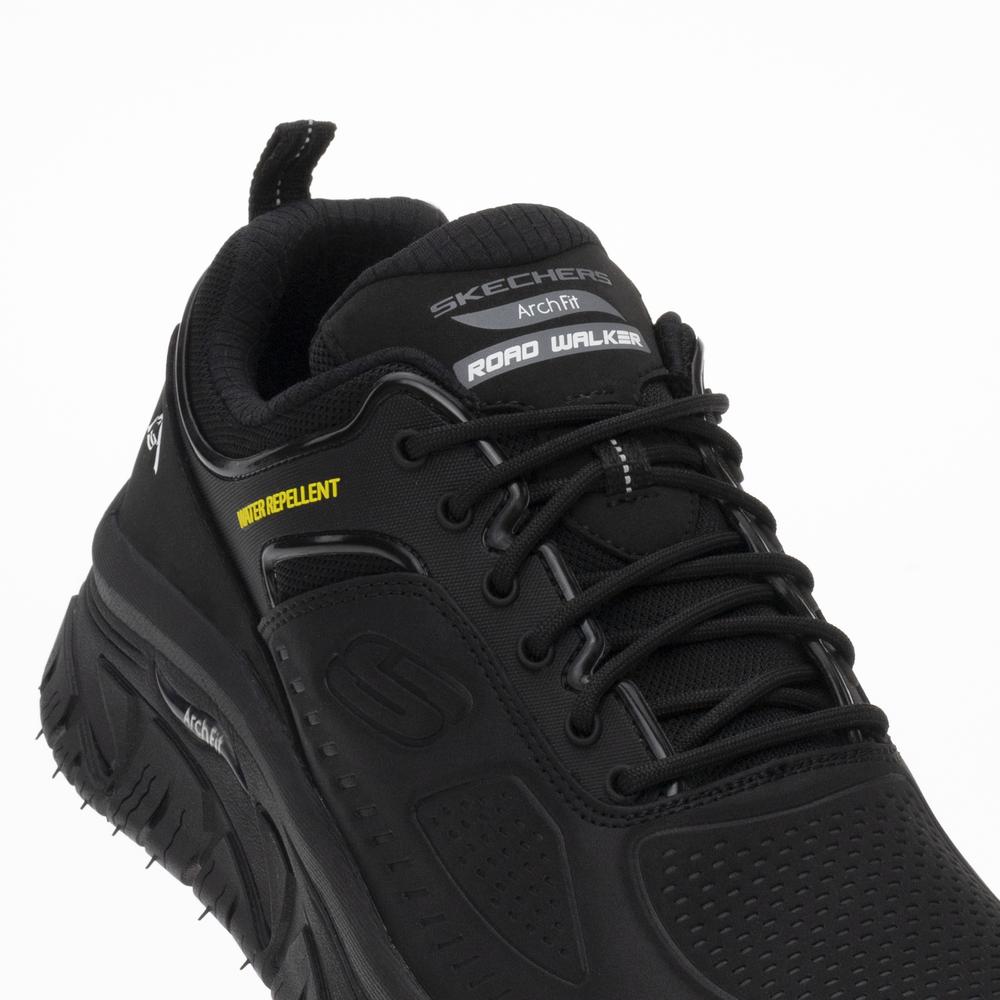 Topánky pánske Skechers Arch Fit Road Walker 237333BBK  - čierne