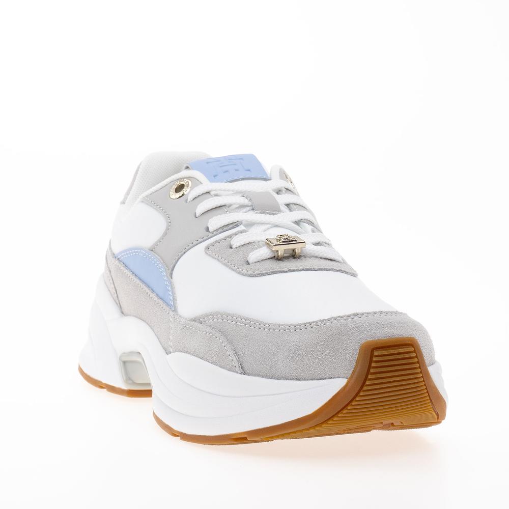 Topánky Tommy Hilfiger Chunky Feminine Runner Hardware FW0FW07703-PQT - biele