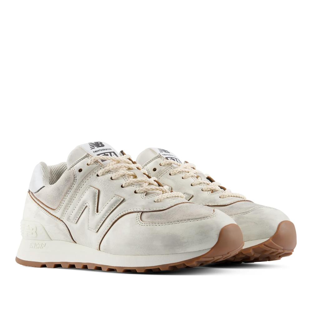 Dámske topánky New Balance W574HF - béžové