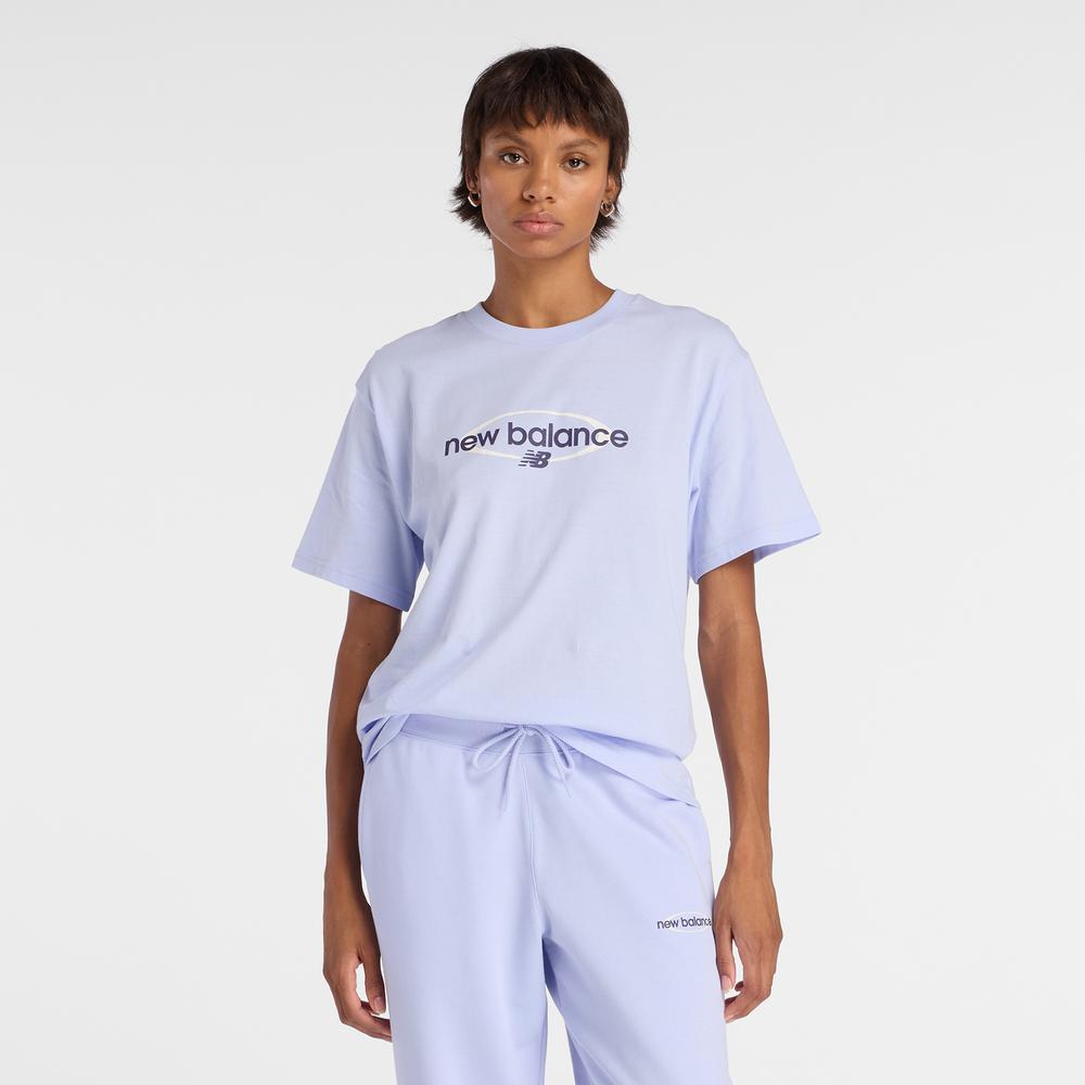 Dámske tričko New Balance WT61Z7OQDYK - fialové