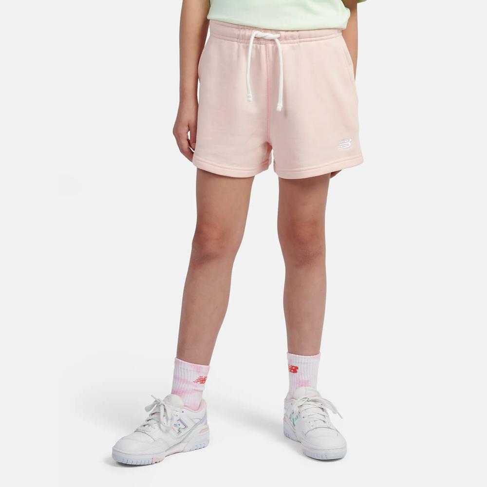 Detské Šortky New Balance LAKG0006PIE - ružové