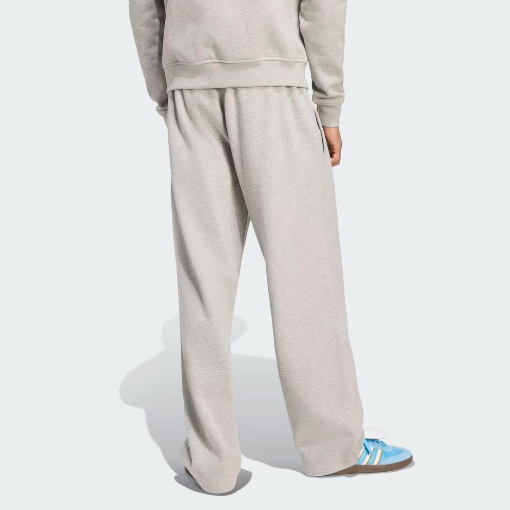 Pánske nohavice adidas Originals Trefoil Essentials Open Hem JW9157 - šedý