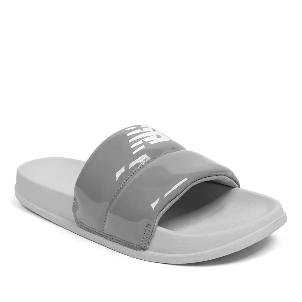 Klapky New Balance SWP200T3 - šedý