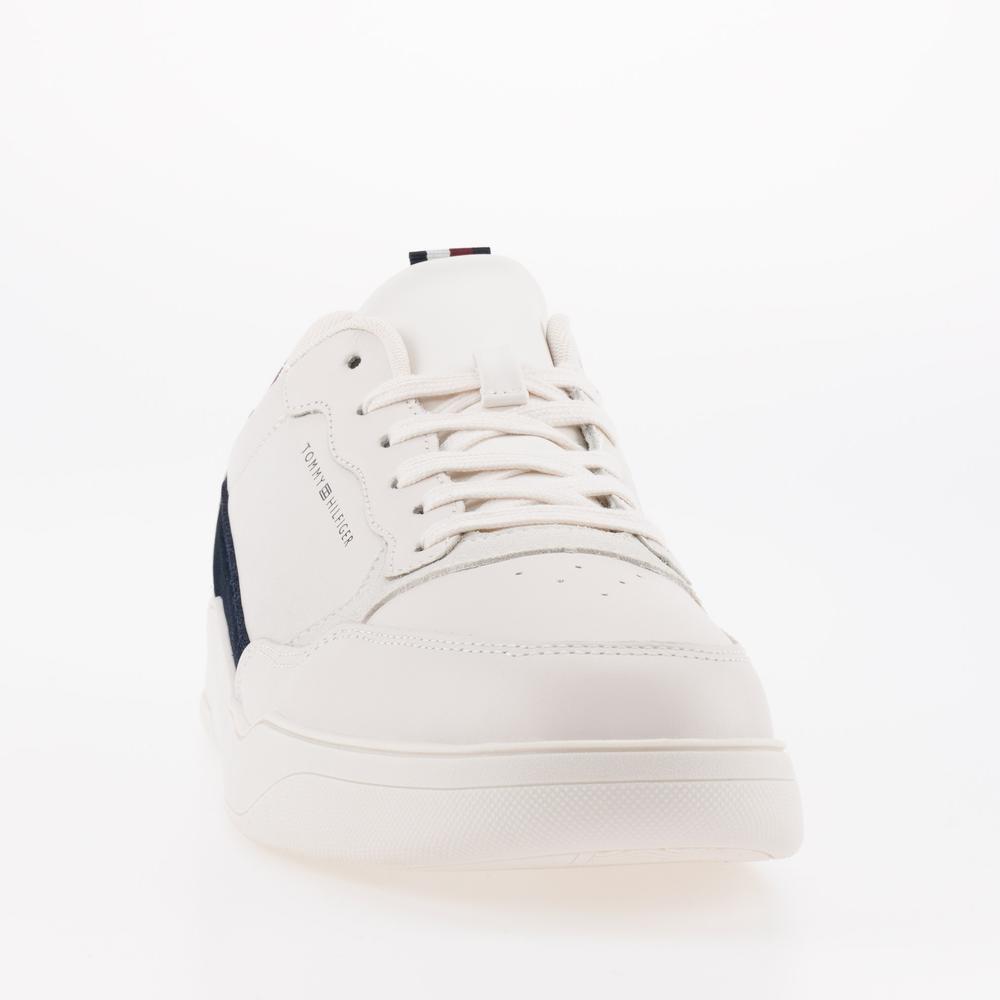 Topánky Tommy Hilfiger Elevated Cupsole Leather FM0FM04490-AC0 - biele