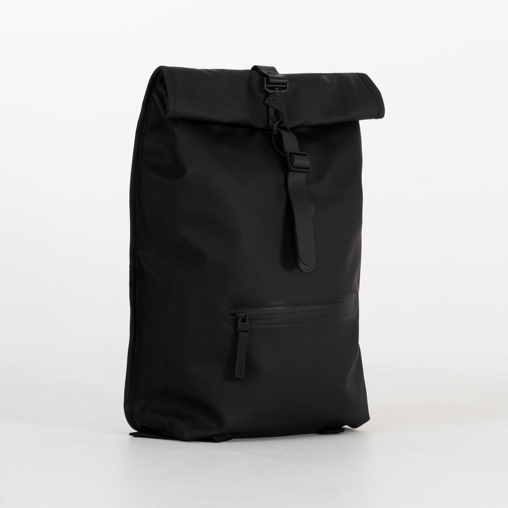 Ruksak Rains Rolltop Rucksack 13320-01 - čierne
