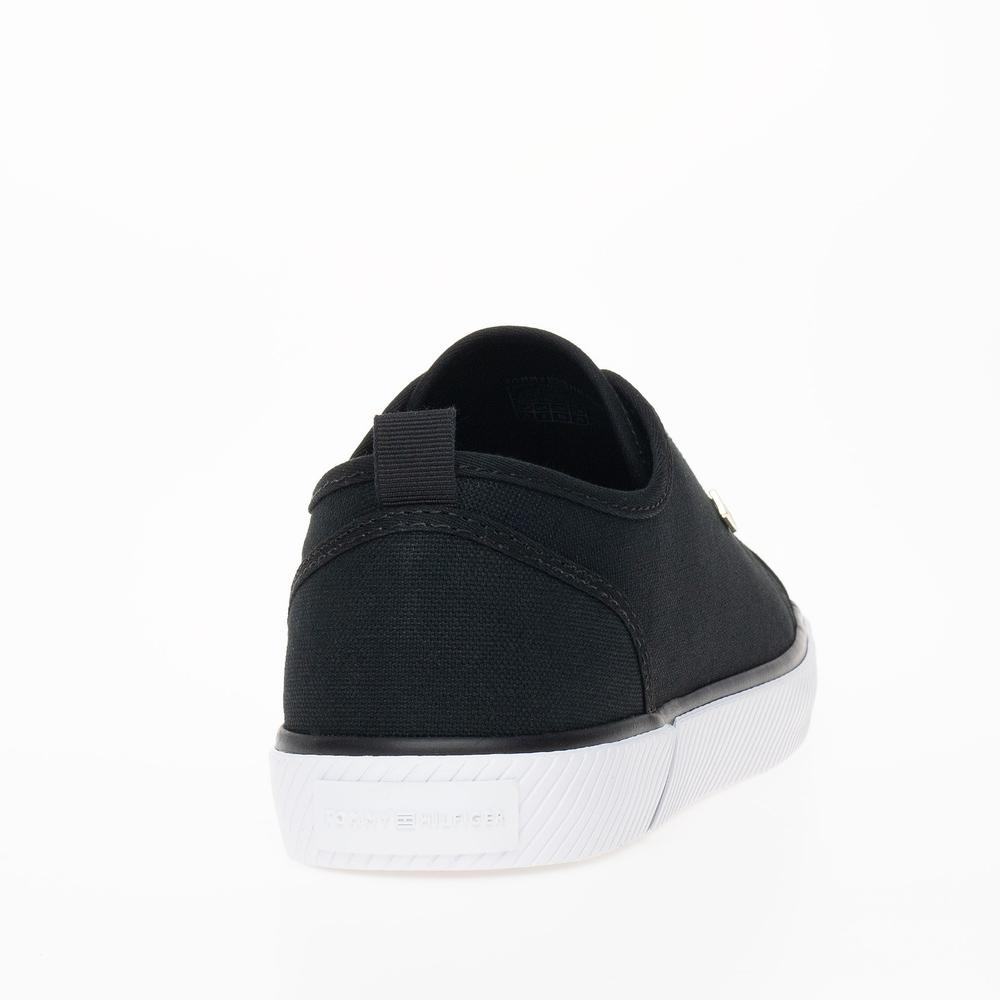 Topánky Tommy Hilfiger Vulc Canvas FW0FW08063-BDS - čierne