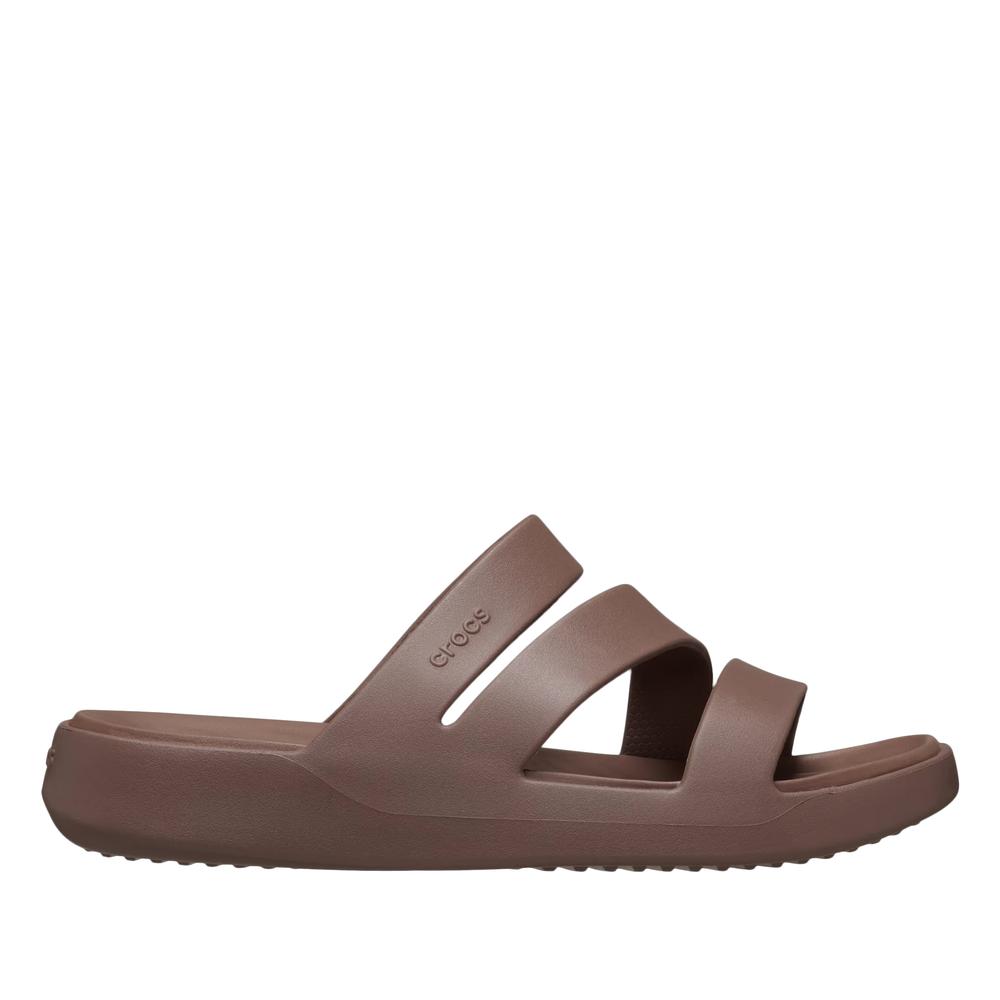 Klapky dámske Crocs Getaway Strappy 209587-0LF - hnedé