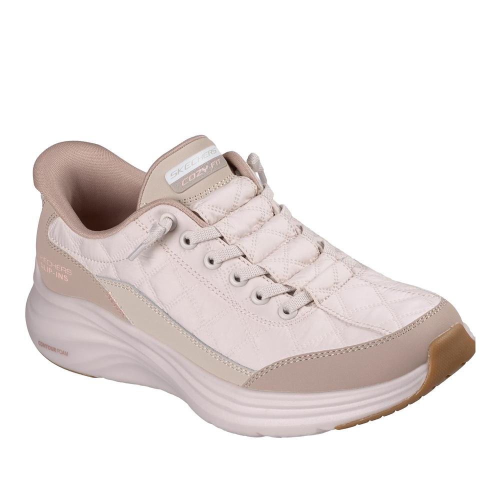 Dámske topánky Skechers Slip-ins: Contour Foam Cozy Fit 150404NTTP - béžové
