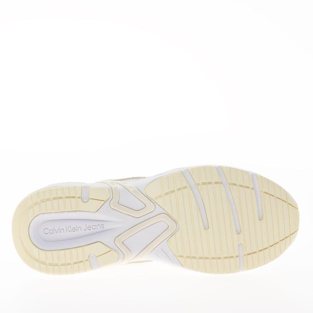 Topánky Calvin Klein Retro Tennis Su-Mesh WN YW0YW00891-02Y - béžové