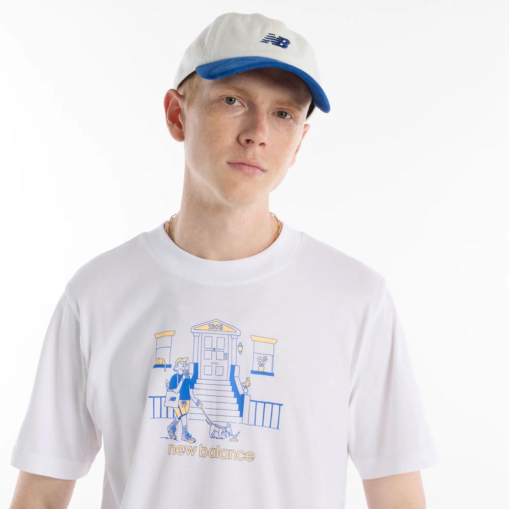 Pánske tričko New Balance MT61Y0XJWT - biele