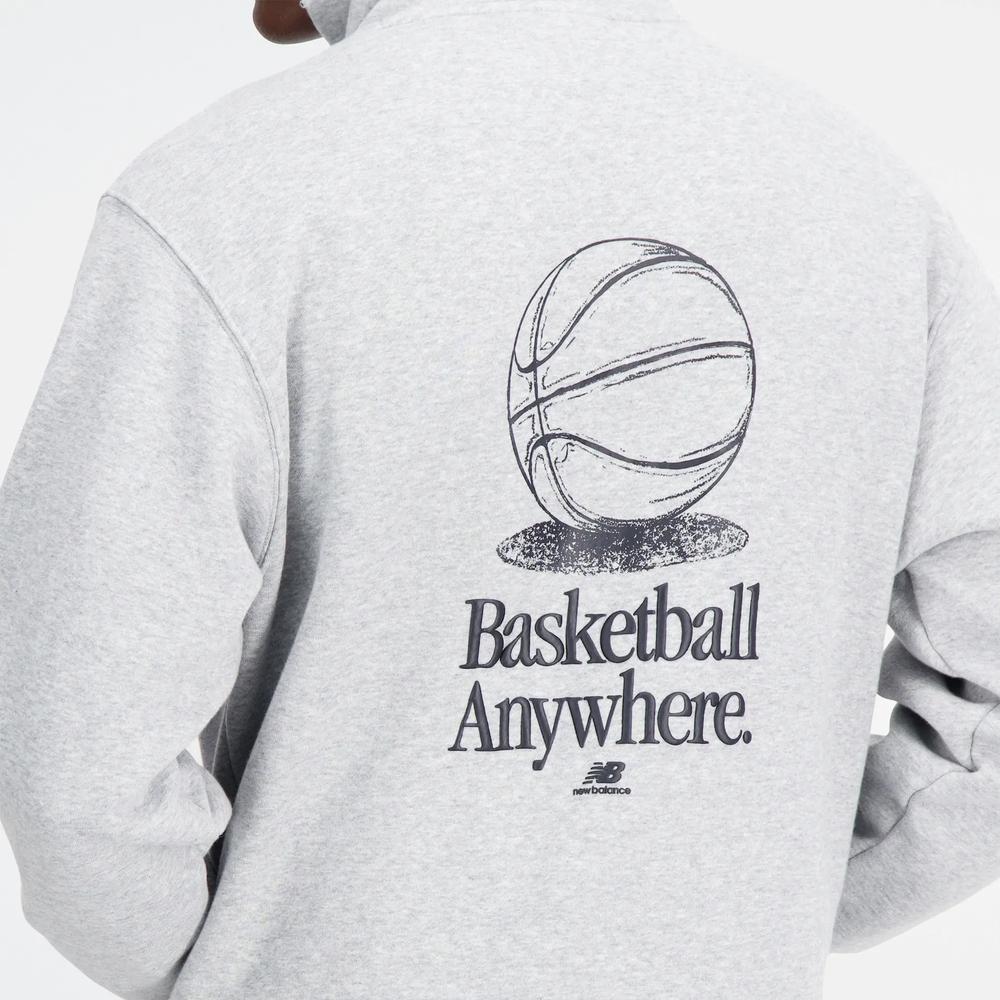 Pánska bunda New Balance MT33586AG- šedý