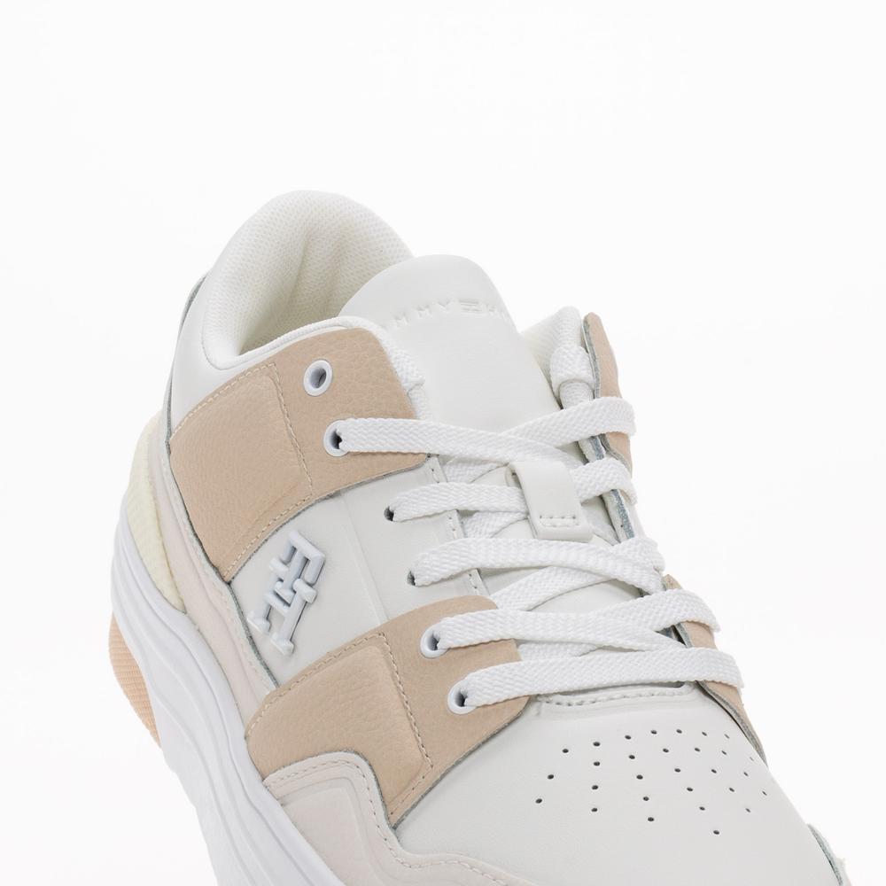 Topánky Tommy Hilfiger Th Lo Basket Sneaker FW0FW07309-YBL - béžové
