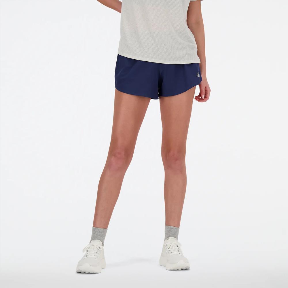 Dámske šortky New Balance WS41286NNY - tmavomodré