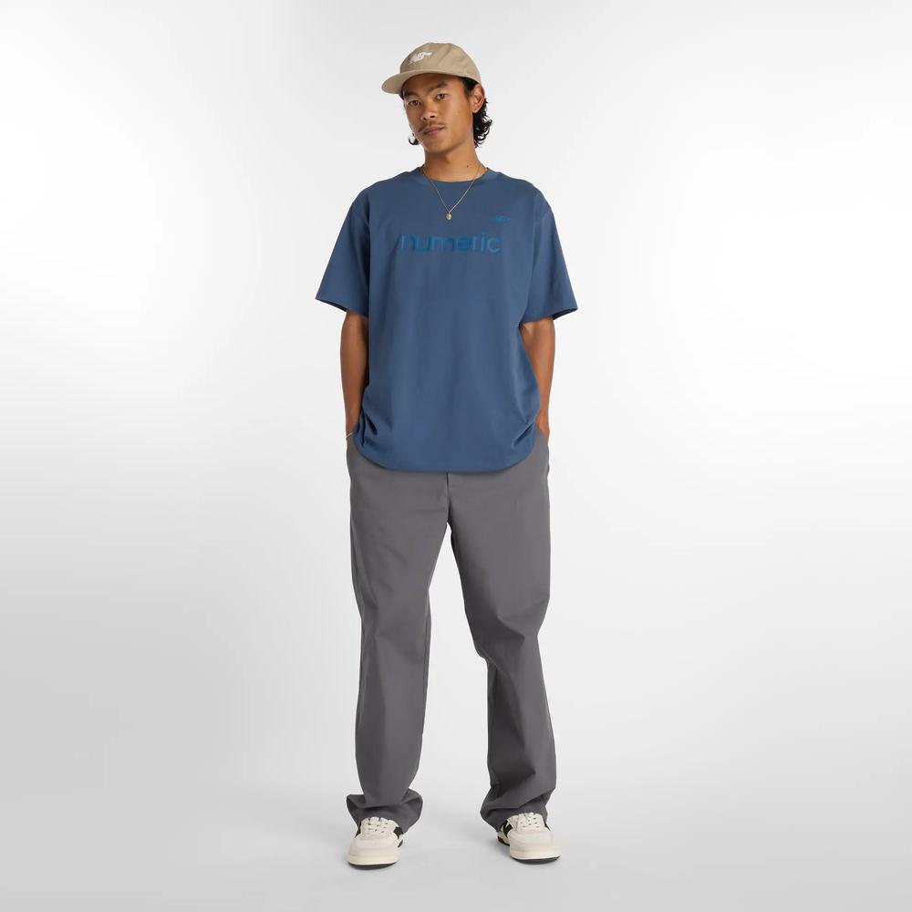 Pánske tričko New Balance MT51955VTI - tmavomodré