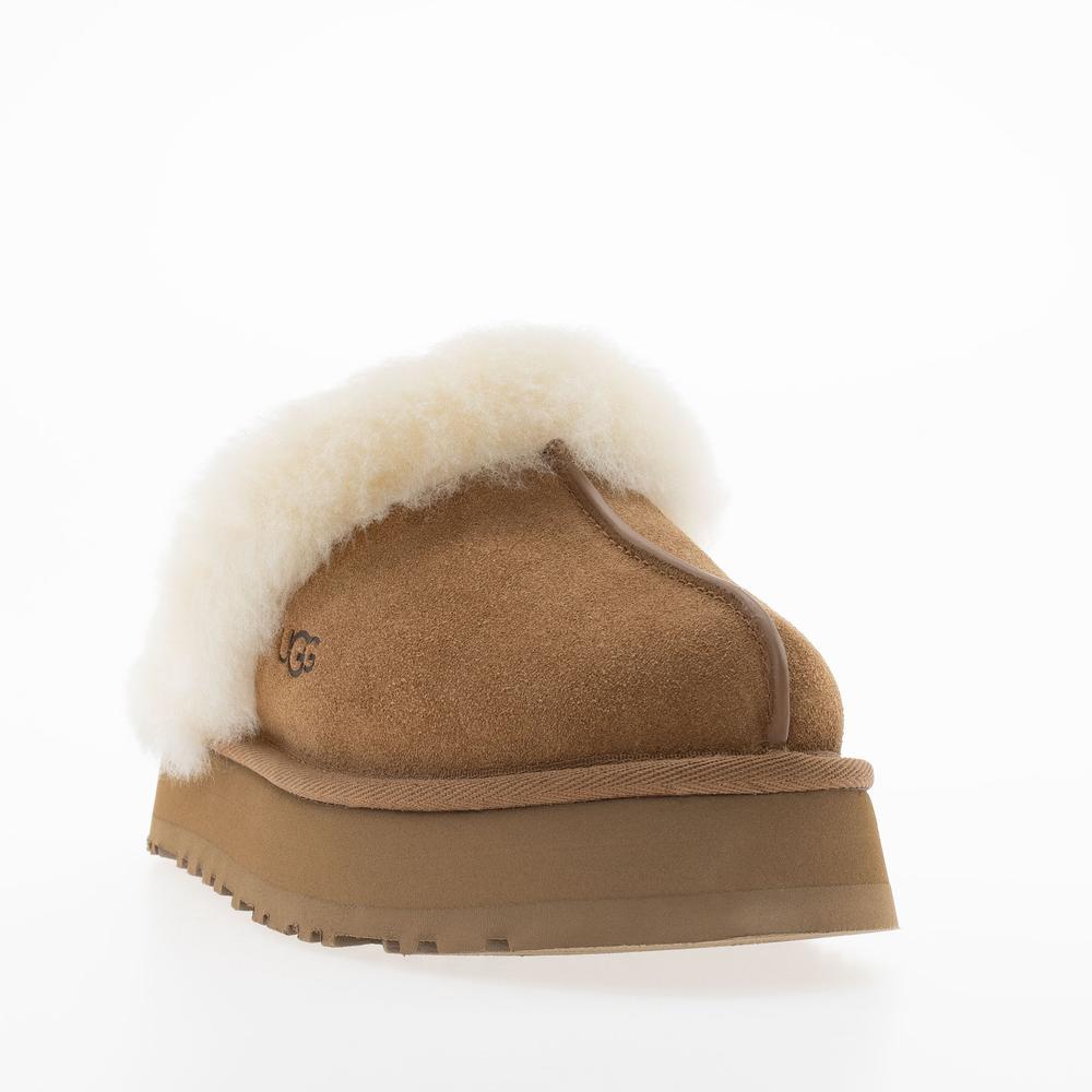 Dámske topánky Ugg Disquette Slippper 1122550-CHE - béžové