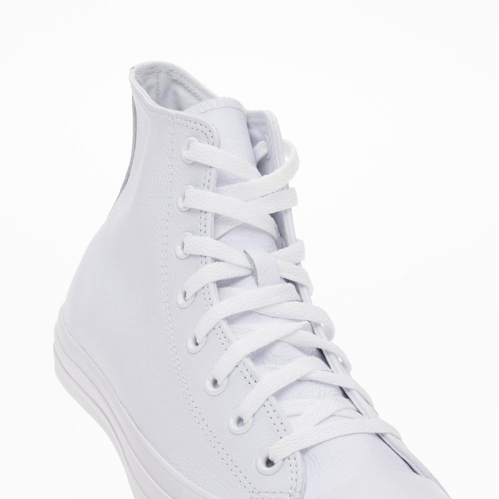 Topánky Converse Chuck Taylor All Star Hi Mono Leather 1T406 - biele