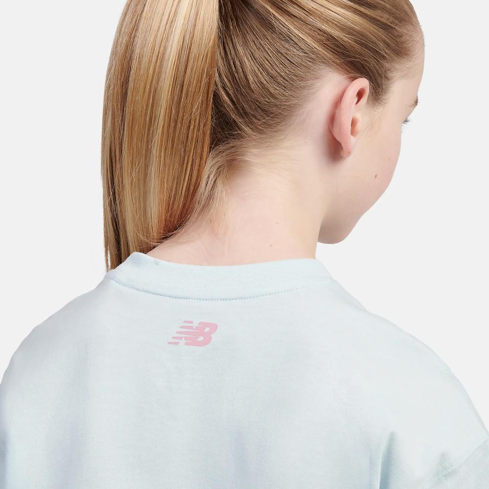 Tričko detské New Balance LAKG0192FRL - modré