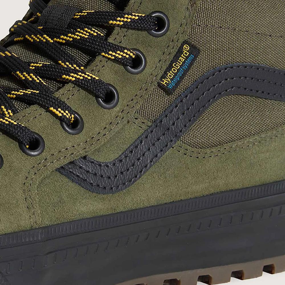 Dámske topánky Vans SK8-Hi Waterproof VN000DAQ2031 - zelené