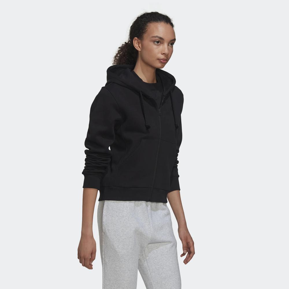 Blúza adidas All SZN Fllece Full-Zip Hoodie HC8848 - čierne