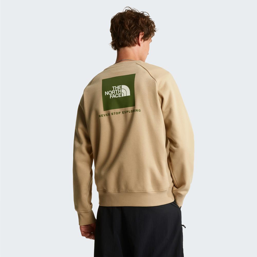Mužský blúza The North Face Raglan Box NS Crew 0A89FALK51 - béžové