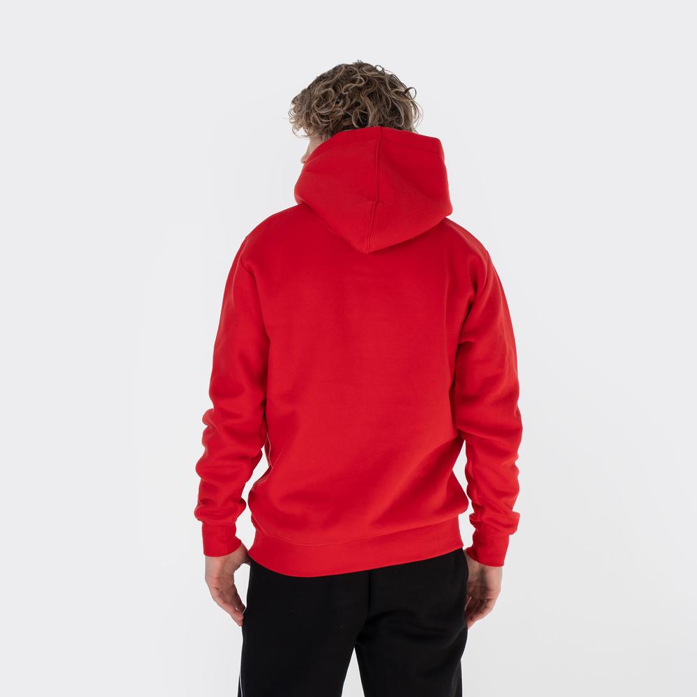 Blúza Prosto Klasyk Hoodie KL232MSWE2094 - červené