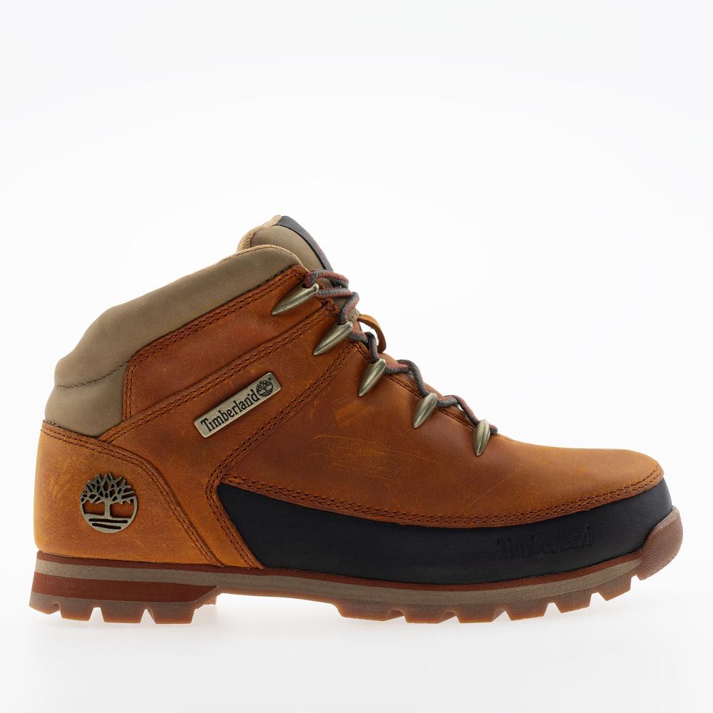 Pánske topánky Timberland Euro Sprint Mid Lace A2K84EJD - hnedé