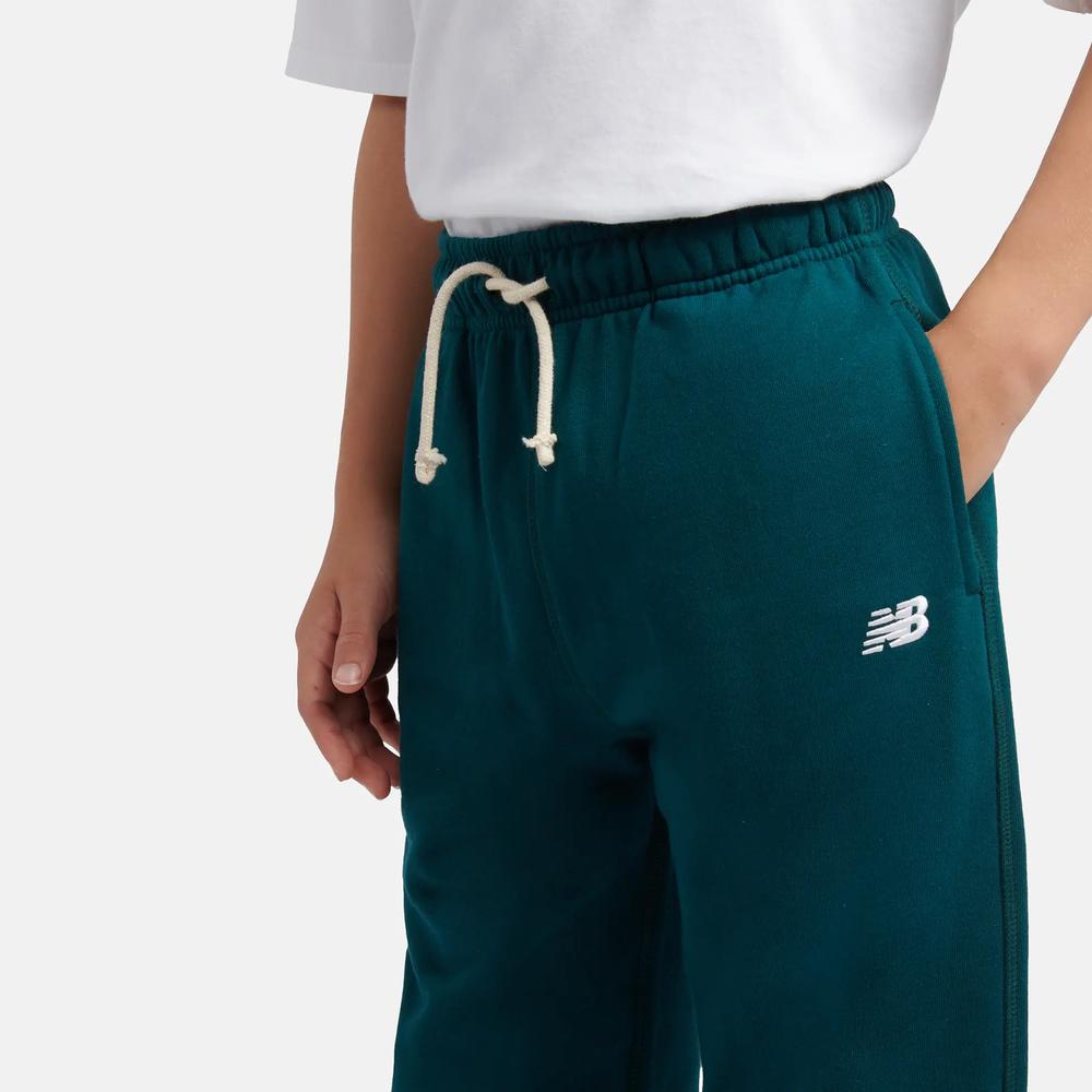 Detské nohavice New Balance LAKB0060AAV - zelené