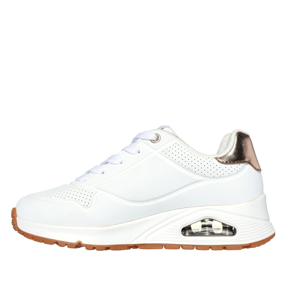Detské topánky Skechers Uno Gen 1 Shimmer Away 310545LWHT - biele