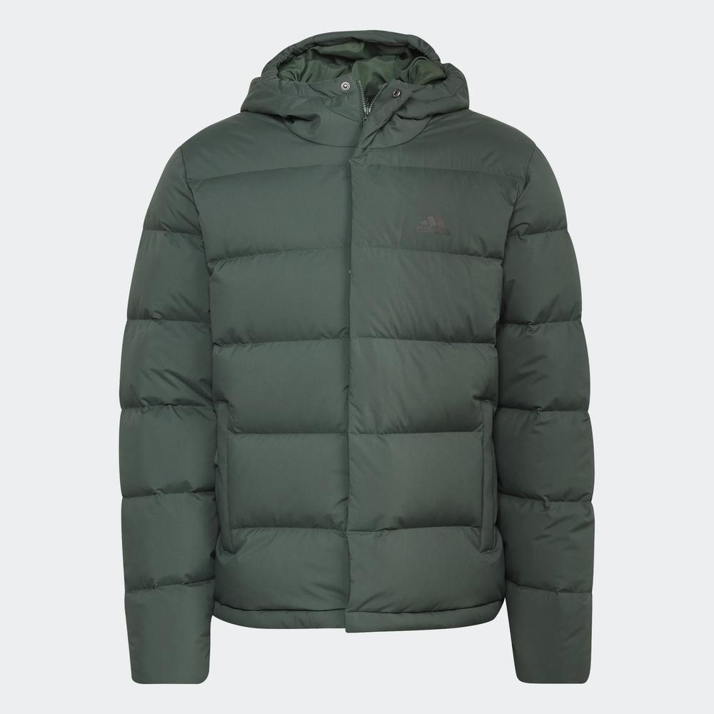 Bunda adidas Helionic Hooded Down HG8749 - zelené