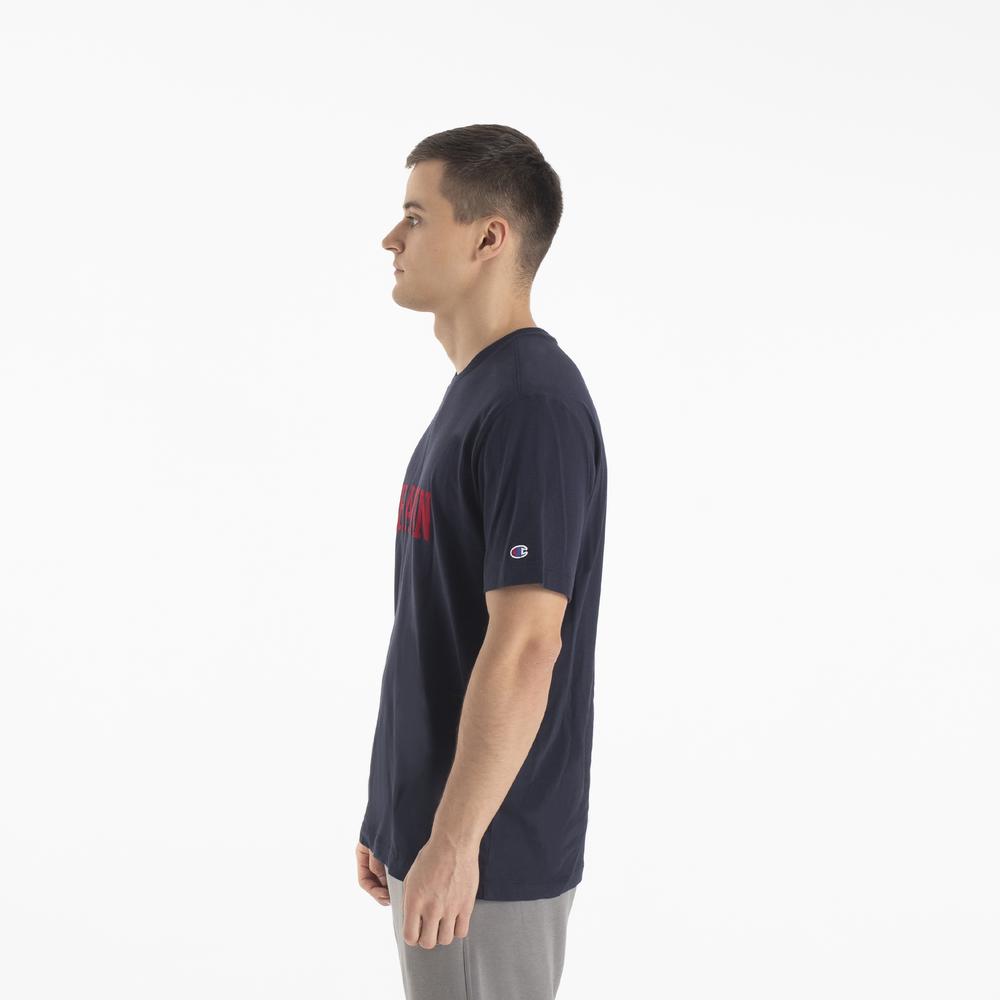 Tričko Champion Crewneck 220432-BS501 - tmavomodré