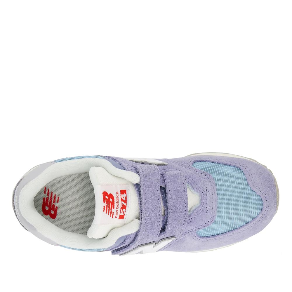 Detské topánky New Balance PV574BLG - fialové