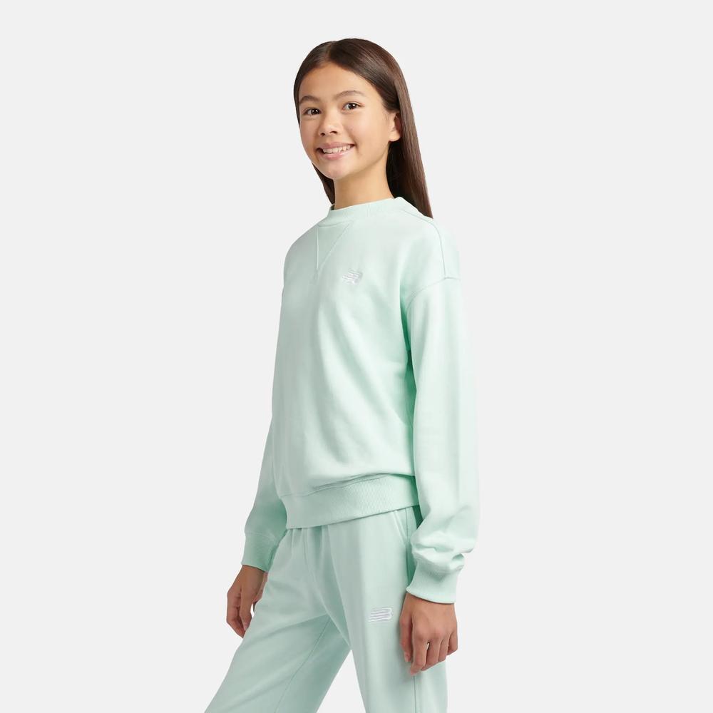 Dětské mikina New Balance LAKG0055COJ - mätové