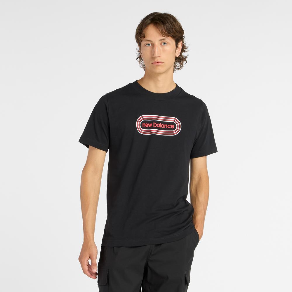 Pánske tričko New Balance MT61C48BBK - čierne
