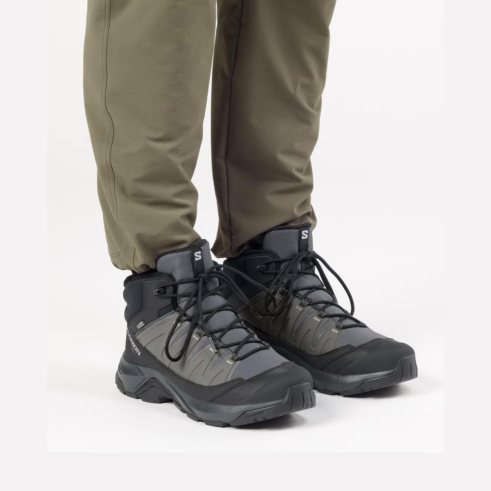 Pánske topánky Salomon X-Adventure Coldrush Waterproof L47856000 - čierne