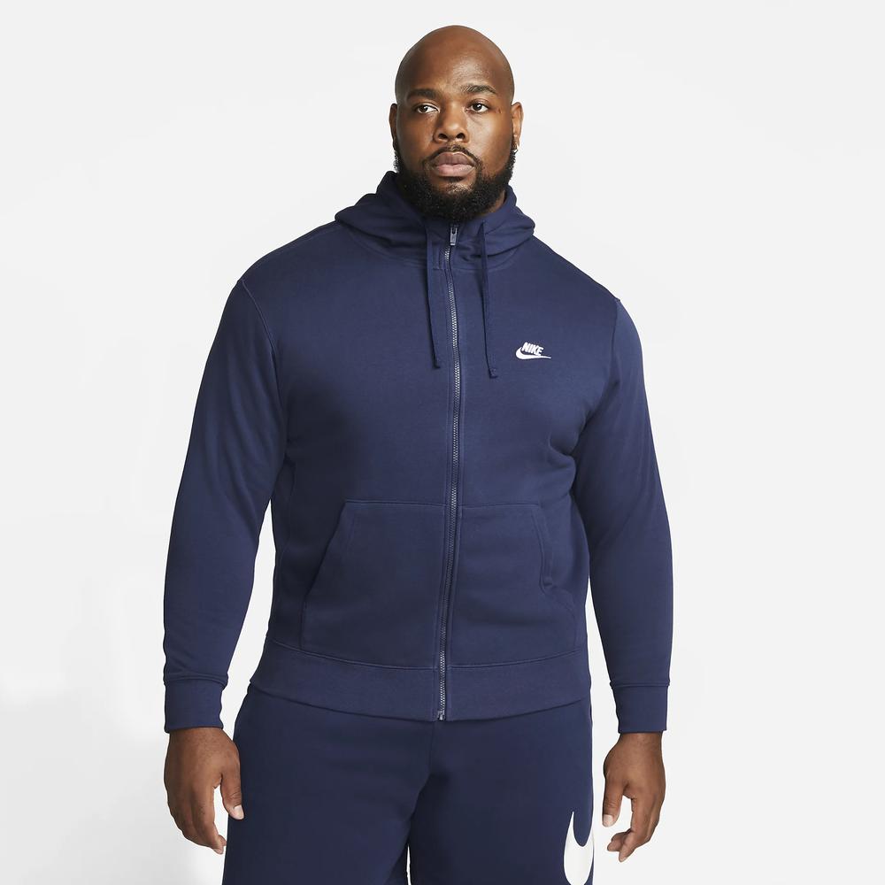 Blúza Nike NSW Club Fleece BV2645-410 - tmavomodré